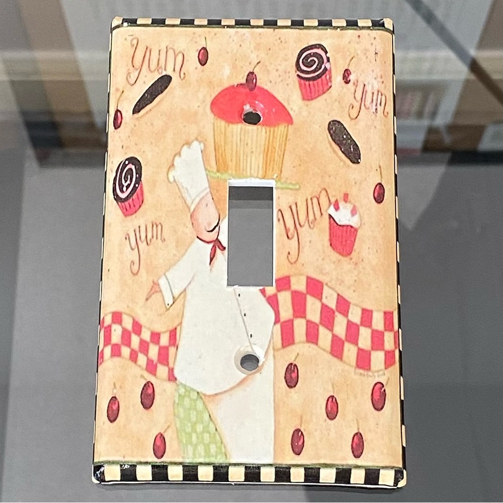 Fat Chef Switch Plate - NEW